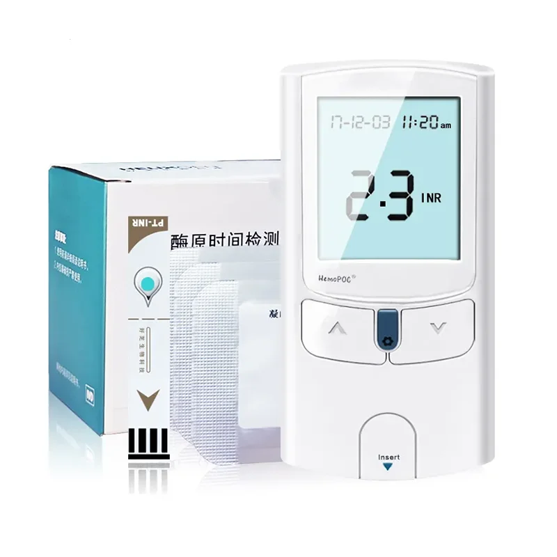 Handheld  coagulation analyzer coagulometer with PT/INR test strip For personal  use  equipment