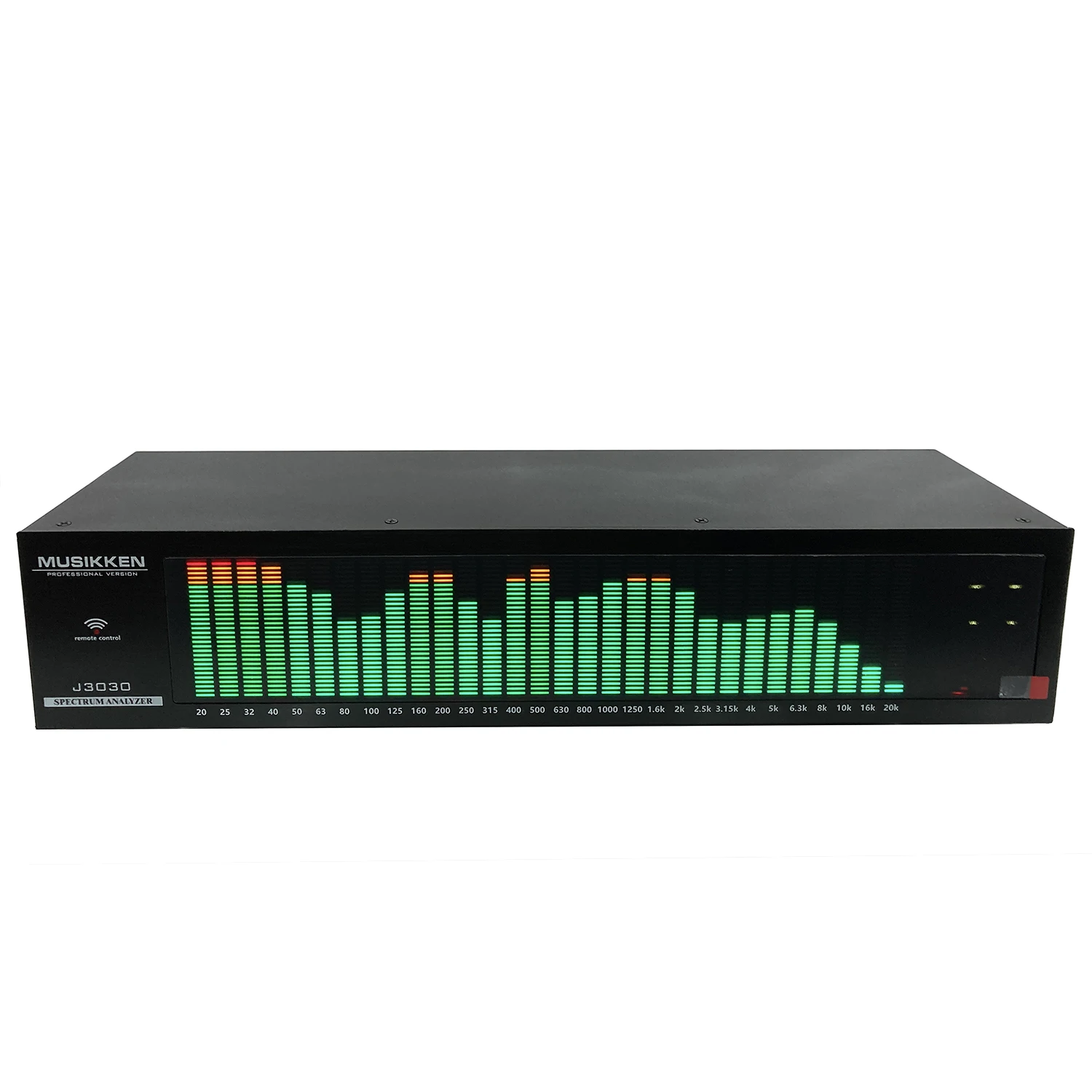 NEW Music spectrum analysis display 2U digital spectrum analyzer LED level atmosphere light Graphic display RCA XLR