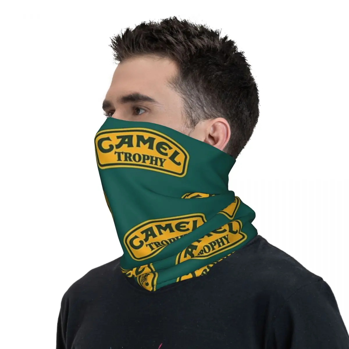 Camel Trophy Defender 110 Bandana Neck Cover Printed Wrap Mask Scarf Multifunction Balaclava Hiking Fishing Unisex Windproof