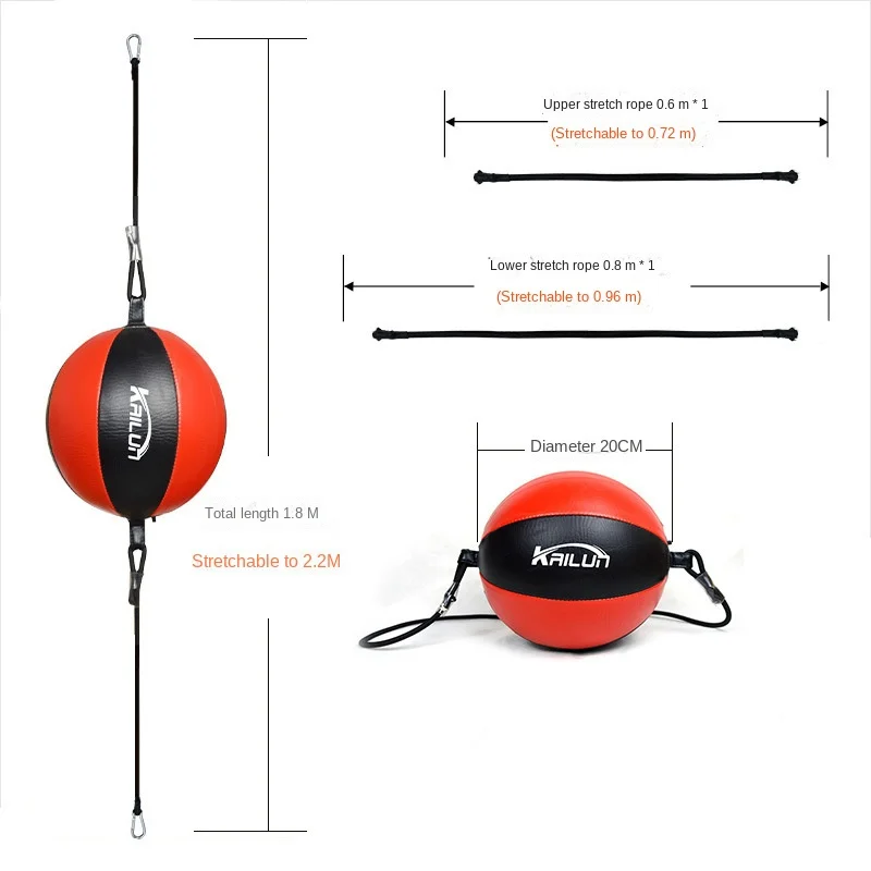 Household hanging pear ball boxing training equipment punching speed training reaction target speed ball reaction hanging ball