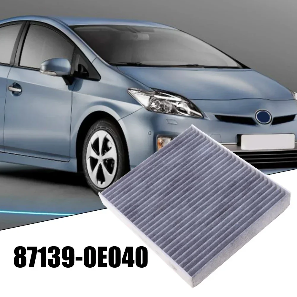 1PCS Car Carbonized Cabin Air Filter Easy Installation For LEXUS For Prius Grey & White High Grade High Quality