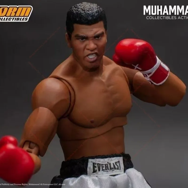 متوفر ألعاب العاصفة 1/12 بطل الملاكمة ثقيل الوزن محمد علي ثلاثة منحوتات الرأس 15 سنتيمتر لعبة شخصيات الحركة مجموعة هدية