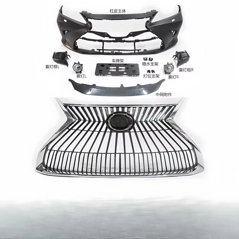 

Suitable for 2006-2012 ES240 ES350 Upgrade to the New 2020 Model with New Bumper Package Including Front Bumper Grille
