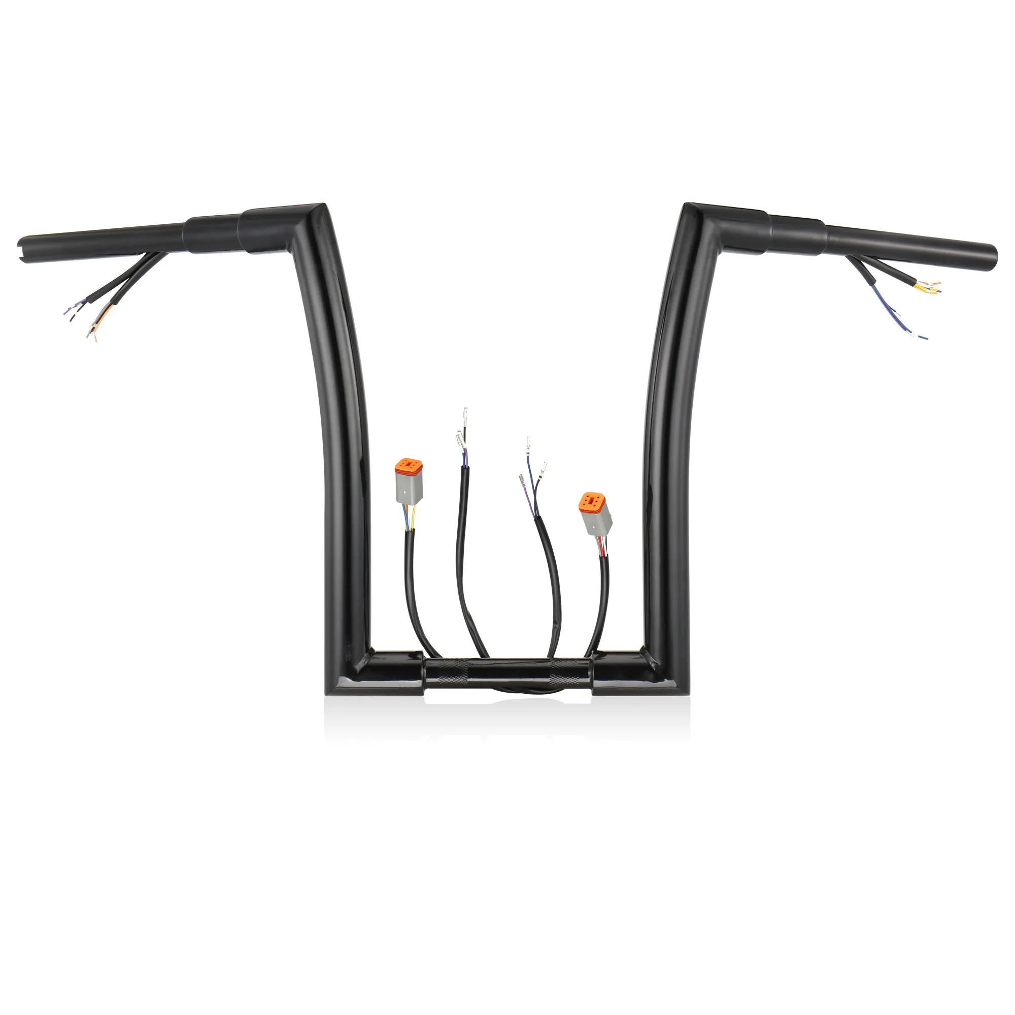 

14" Rise 1.5" Fat Pre-wired Handlebar for Harley 1996-2006 Sportster XL 883 1200 Dyna Softail Road King FLHR
