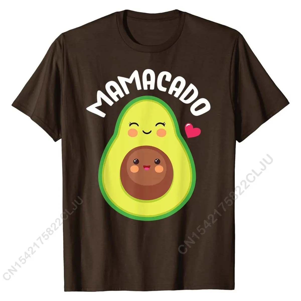 Mamacado Pregnant Avocado Pregnancy Announcement Gift T-Shirt T Shirts Tops Shirts Rife Cotton Funny Design Mens