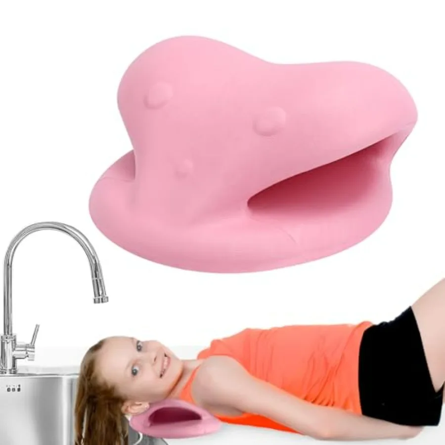 

Эргономичная станция для мытья волос с подушкой для поддержки шеи и плеч Регулируемая подушка-носилка для чаши для шампуня Идентификатор раковины