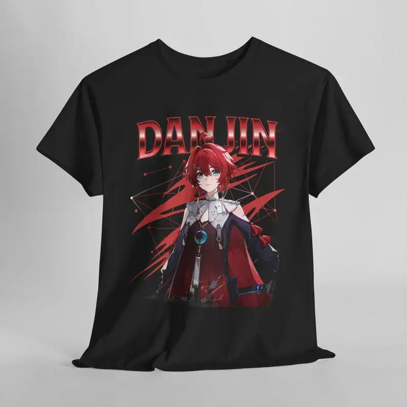 Anime Danjin Wuthering Waves Shirt Vintage Streetwear Unique Artistic Design Featuring Your Favorite Characters!