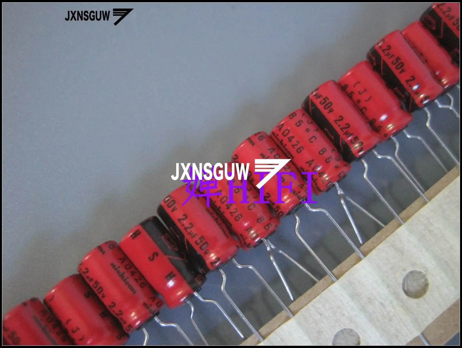 

20PCS NICHICON SH 50V2.2UF 6.3X11MM 2.2UF 50V original Red robe Aluminum electrolytic capacitor 85 degrees 2.2uF/50V