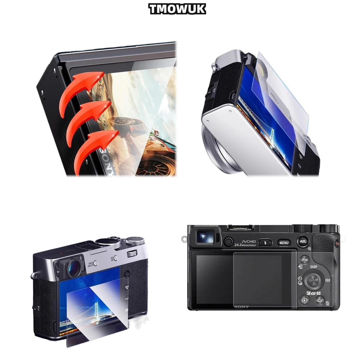 

For Fujifilm X70 XT-3 Anti-Scratch Tempered Glass Screen Protector LCD Film 9H Hardness HD Clear Protection