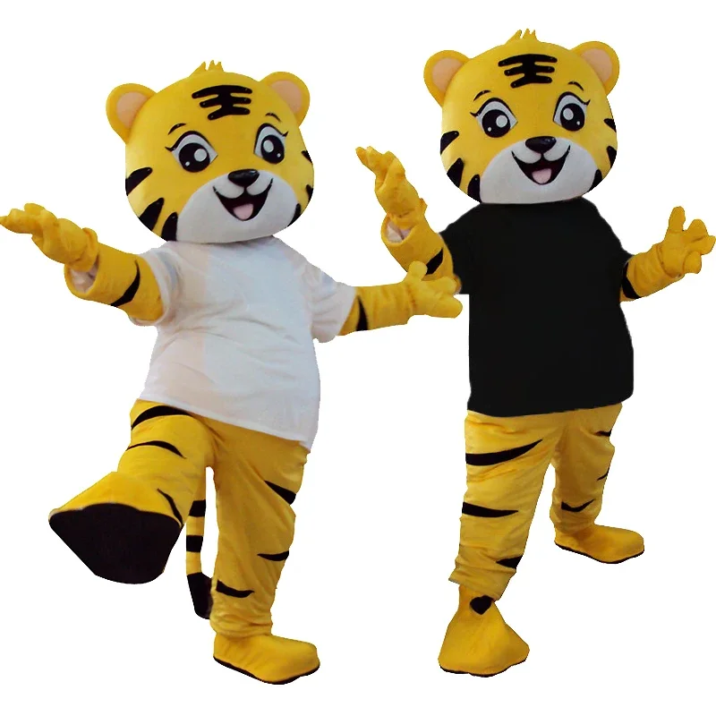 Amway disfraz de Mascota de tigre para adultos, traje de juego de rol, animales de dibujos animados lindos, fursuit, disfraz de Cosplay, eventos de fiesta, tigre divertido