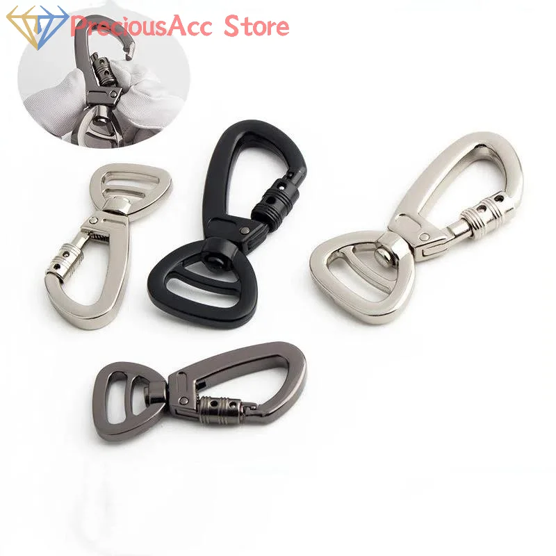 1PCS 360-degree Rotatable Carabiner Pet Leash DIY Strong Pull Dog Buckle Outdoor Rock Climbing Safety Quick-hang Spring Hook