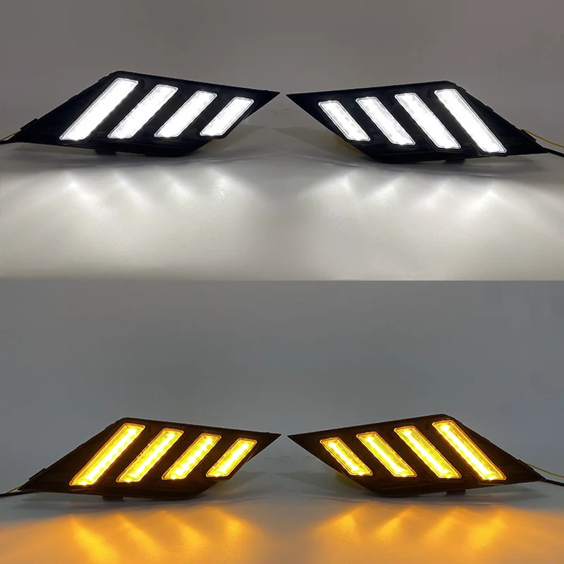 DECHO For Great Wall Haval H6 3rd Generation 2021-2024 LED Foglight DRL Front bumper foglight foglamp Daytime running light