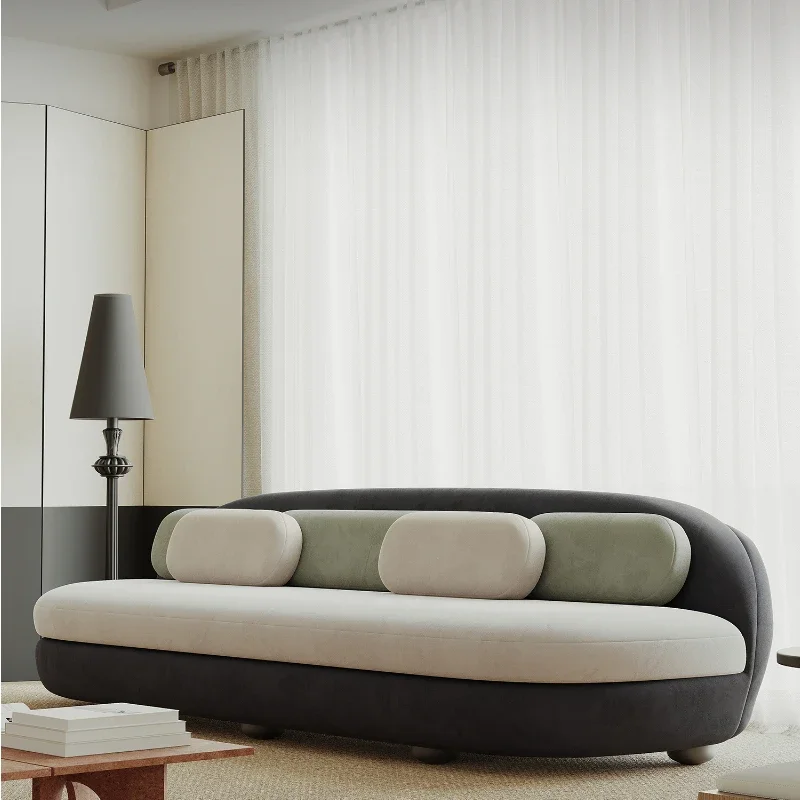 

Fabric sofa living room modern luxury and high sense