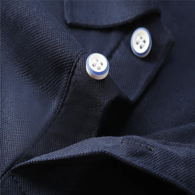 قميص بولو رجالي تي شيرت الصيف طية صدر السترة قصيرة الأكمام طباعة شعار التطريز مخصص ملابس العمل #5