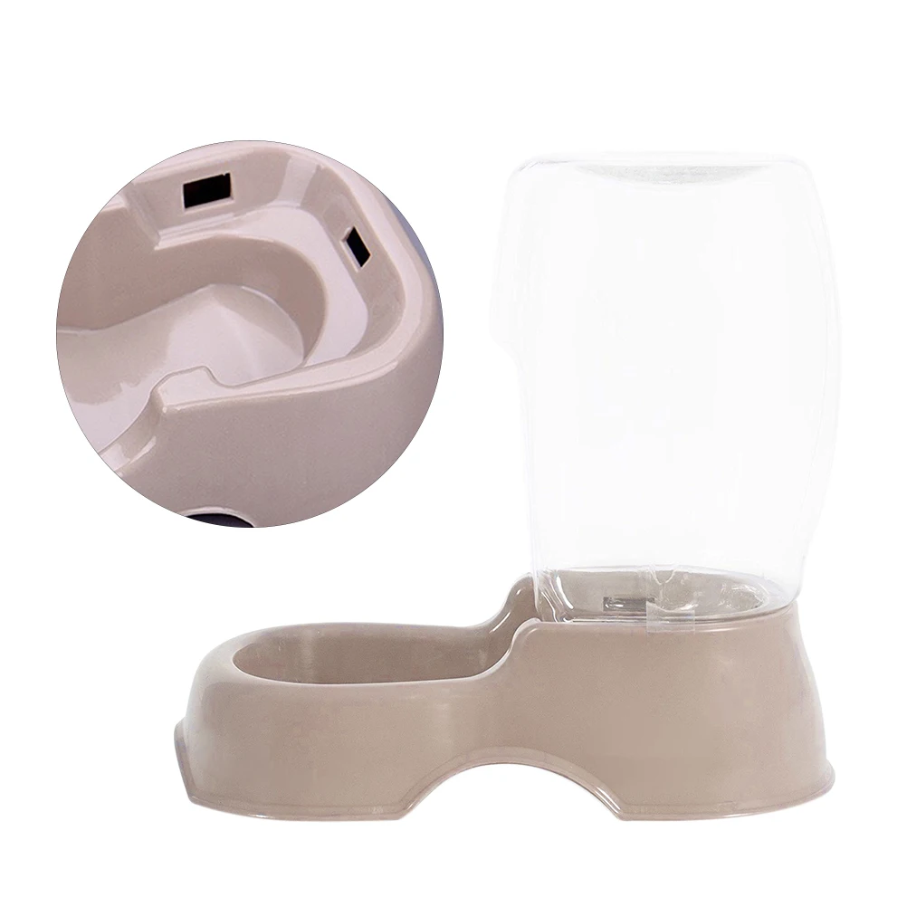 

Water Dispenser Automatic Refill Transparent Pet Automatic Water Feeder Bottle Appropriate Capacity Dog Cat Feeder