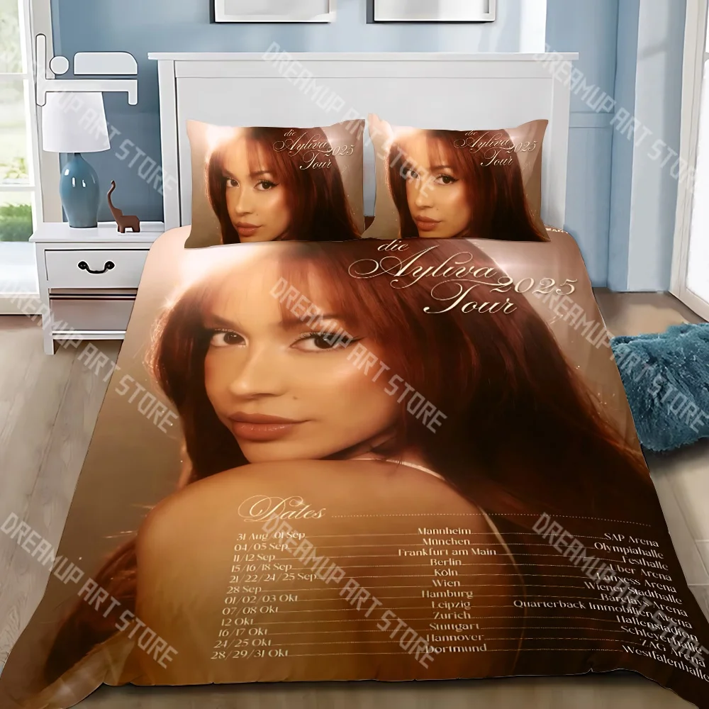 3D Printed Ayliva Singer Bedding Set for Boys Girls Duvet Cover And Pillowcase Included Twin Queen King Full Single Double Sizes