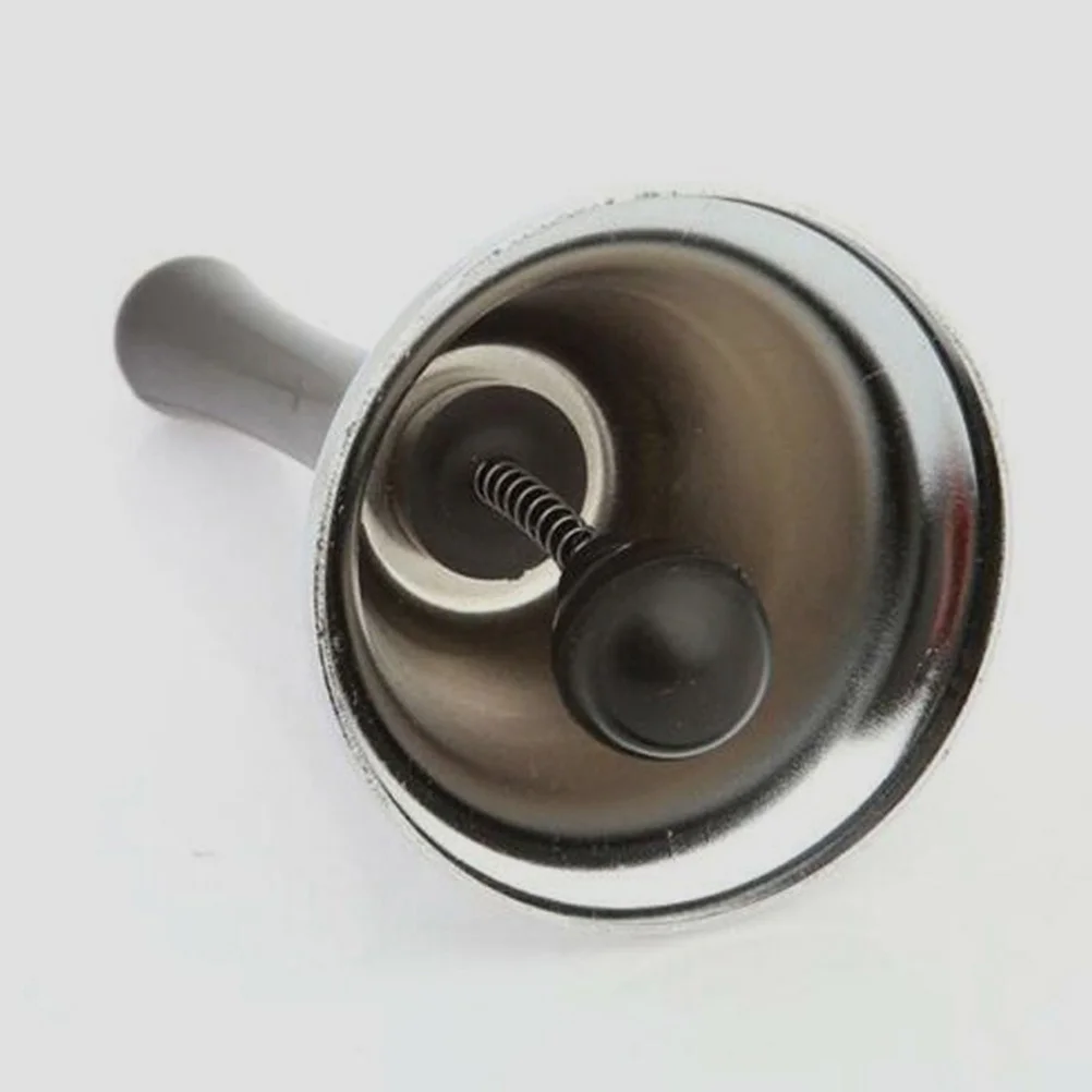 

Vintage Manual Restaurant Bell Metal Hand Bell for Bar Hotel Ktv Use Ergonomic Handle No Rust Clear Sound Metal Bells