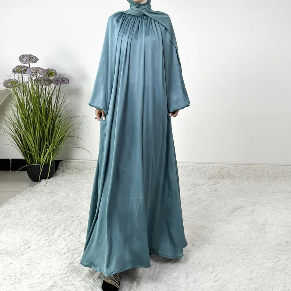 Femmes musulmanes manches bouffantes robe Maxi ample dubaï luxe Abaya turquie caftan Ramadan Eid Djellaba Islam Jalabiya Caftan Marocain