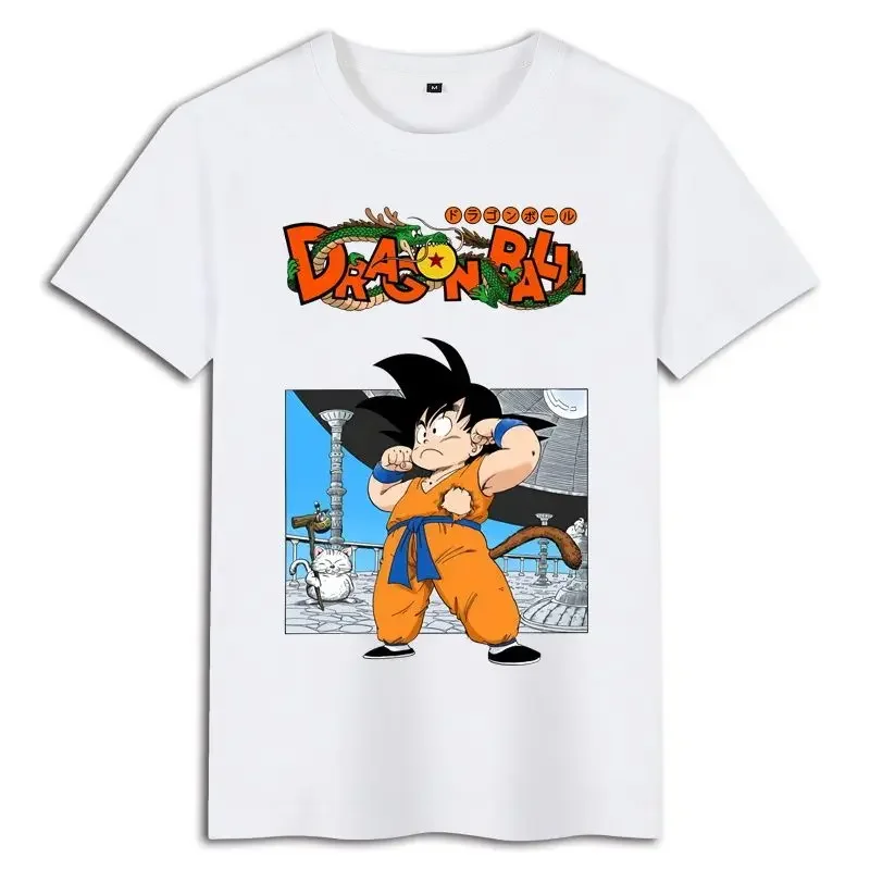 Nueva colección de camisetas gráficas de Dragon Ball Goku, Camiseta de algodón, ropa de calle oficial de Anime con diseño Shenron Flying Nimbus
