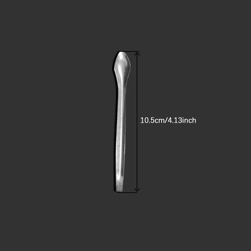 1000pcs 10.5cm Stainless Steel Medicinal Ladle Spoon Chemistry Experiment Pharmacy Lab Supplies 14cm 12.5cm 10.5cm