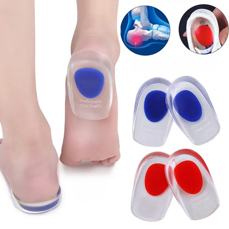 1 Pair  Insole Men Women Heel Cushion Insoles Relieve Foot Pain Non-Slip Support Pad  Inner Increase Insole Shoe insoles Heels