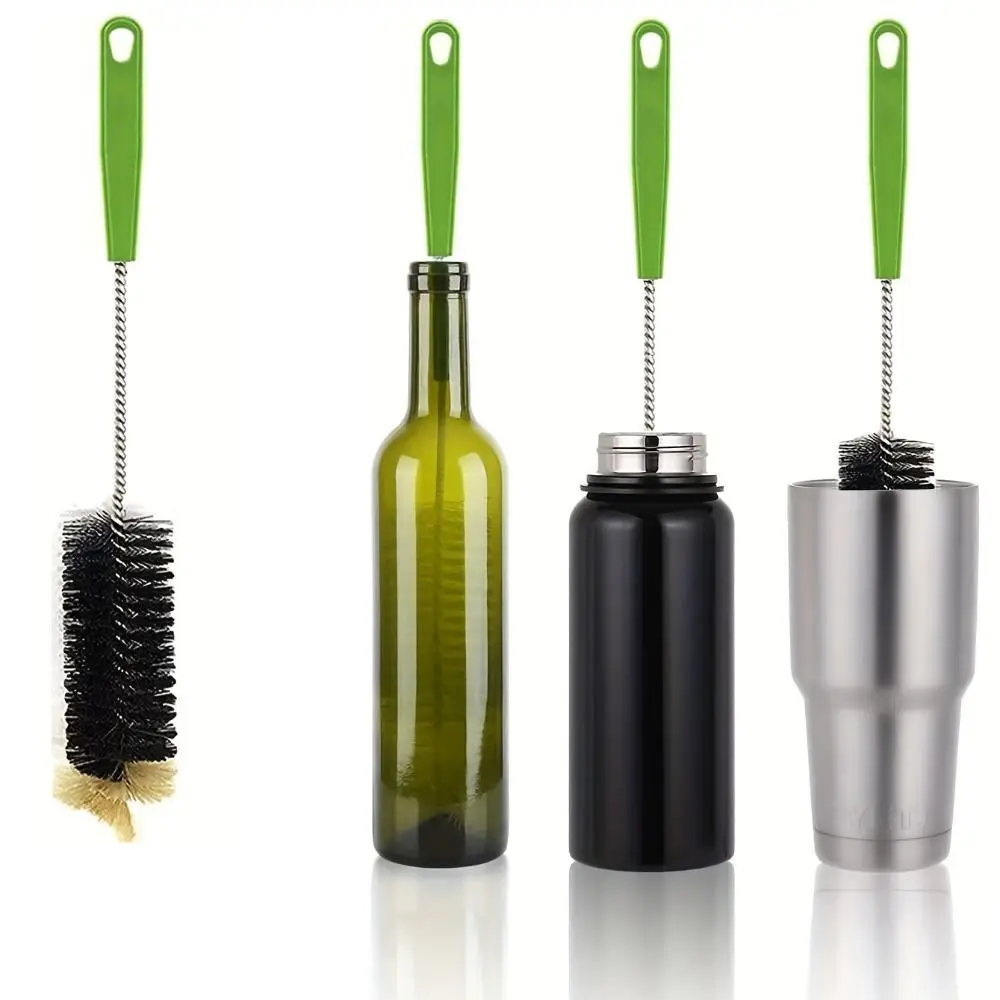 Portable 40cm Milk Bottle Brush Multi-function U-shaped Suspensible Wine Brush Lengthening Wine Decanter Bottle Brush