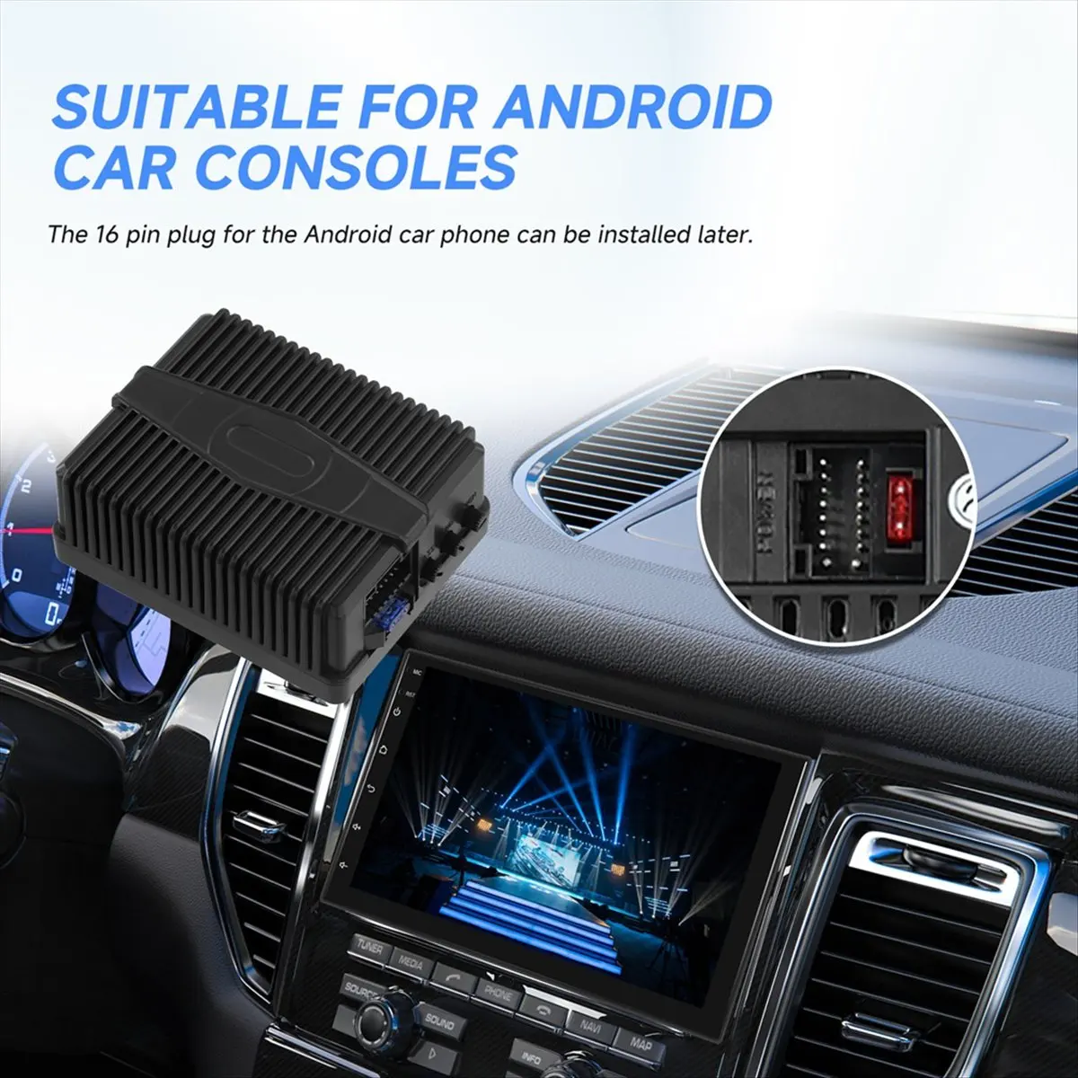 Super Sale Car Audio Amplifier 9-16V DAP Sound Equalizer DSP Amplifier Box HiFi Sound DAP Chip DAP Sound Processor for Car Radio