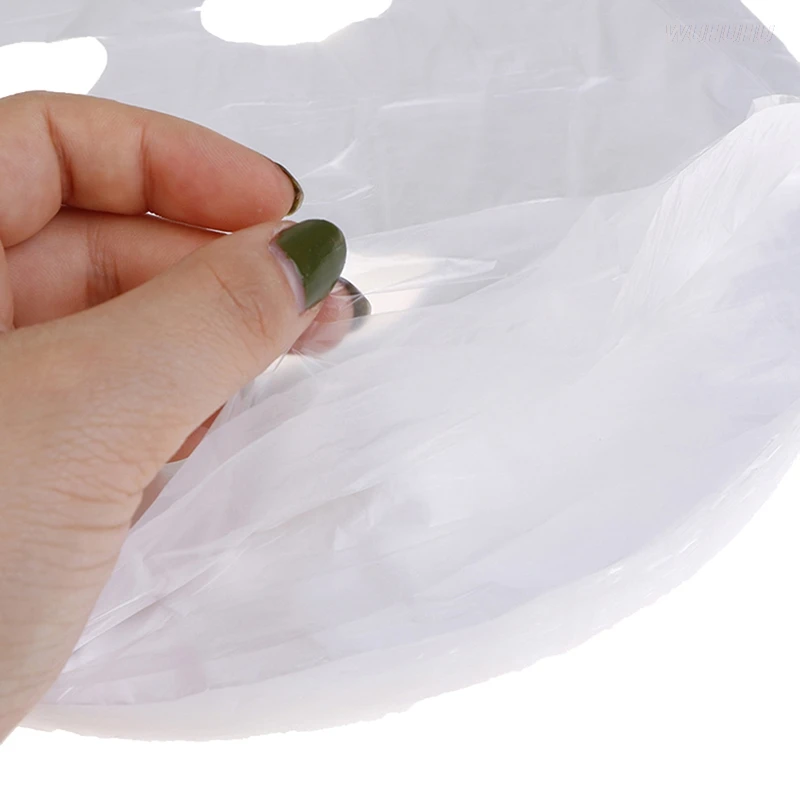 200 Pcs Full Face Cleaner Mask Plastic Film Paper Disposable Face Beauty Tool