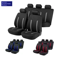 AUTO PLUS Fundas deportivas para asientos de coche, conjunto completo de fundas de asiento de tamaño Universal aptas para SUV, camión, furgoneta, accesorios interiores