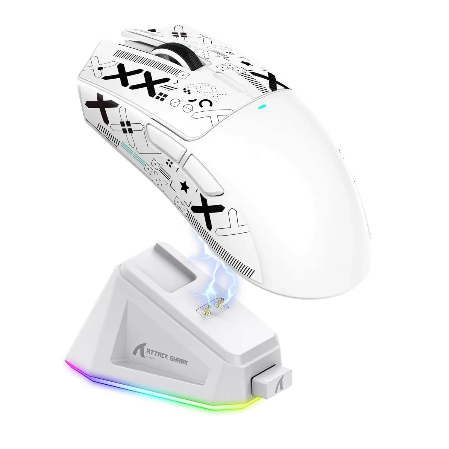 New Hot Sale ATTACK SHARK X11 Wireless Gamer Mouse with Charging Dock PixArt PAW3311 Gaming Sensor, BT/2.4G Wireless Mouse image 5