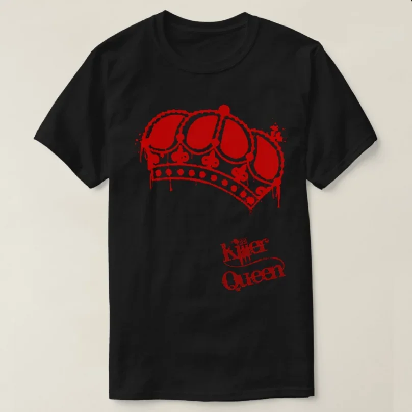 

Killer Queen V. 2.56 Fitted Digita T-Shirt 100% Cotton O-Neck Summer Short Sleeve Casual Mens T-shirt Size S-3XL