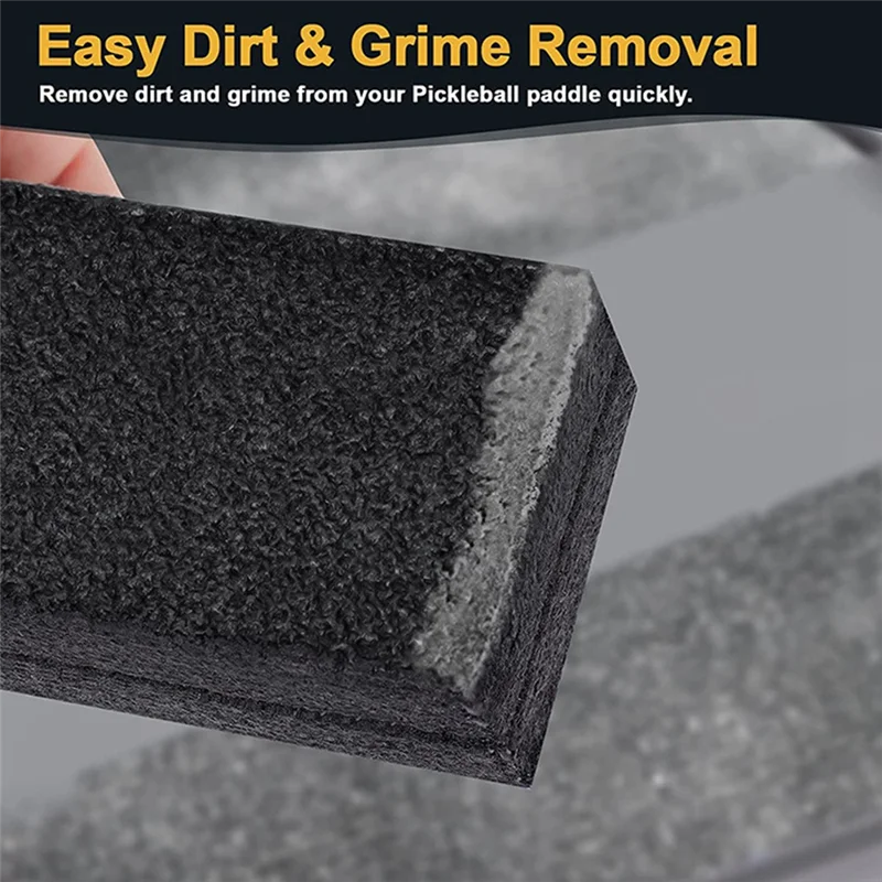 Borrador de raqueta de rendimiento estable y barra de goma de borrador de paleta para limpieza de paleta para eliminar el polvo y la suciedad