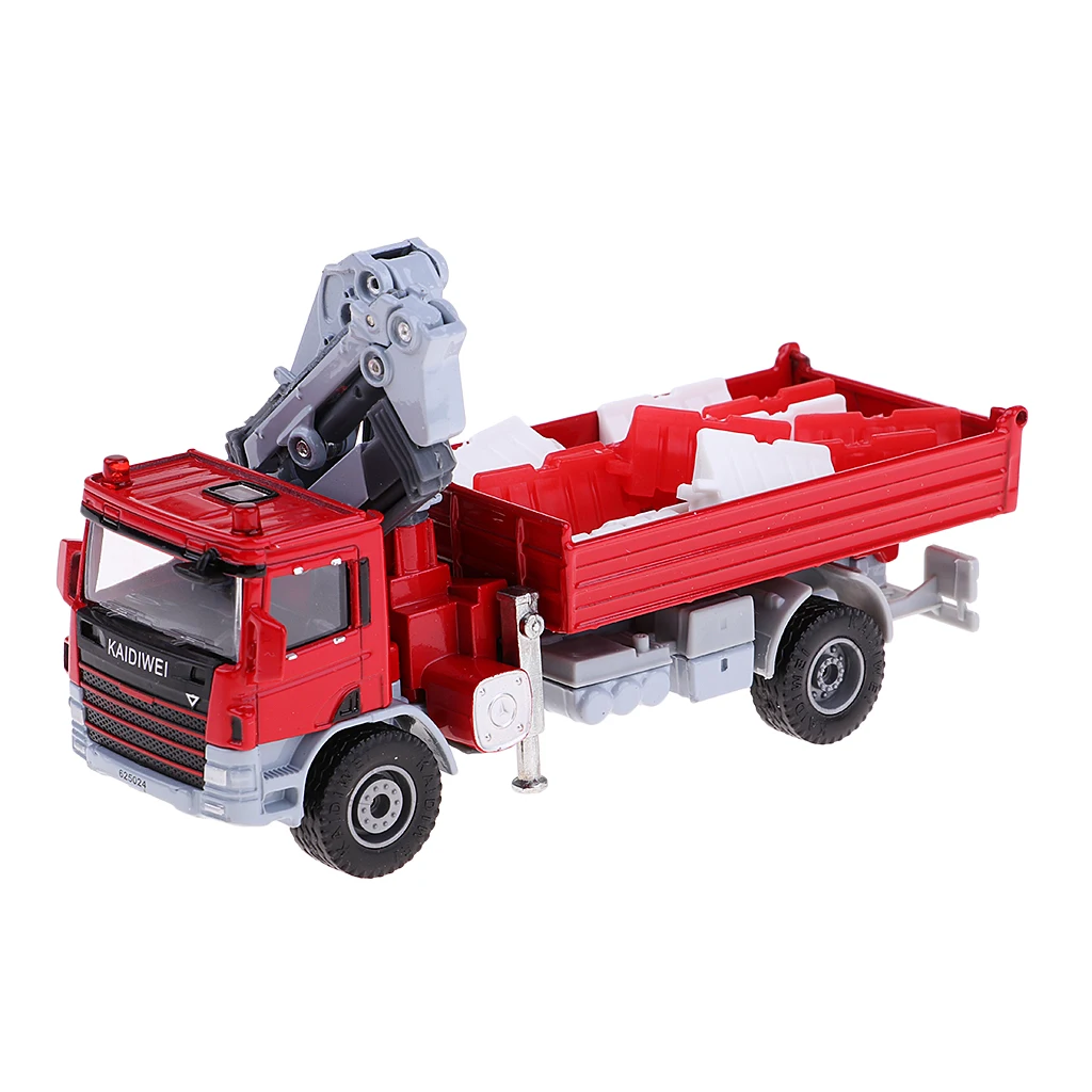 

1:50 Model Car Crane Truck Diecast Transport Vehicle Kids Toy 13.9x4.8x7.8cm