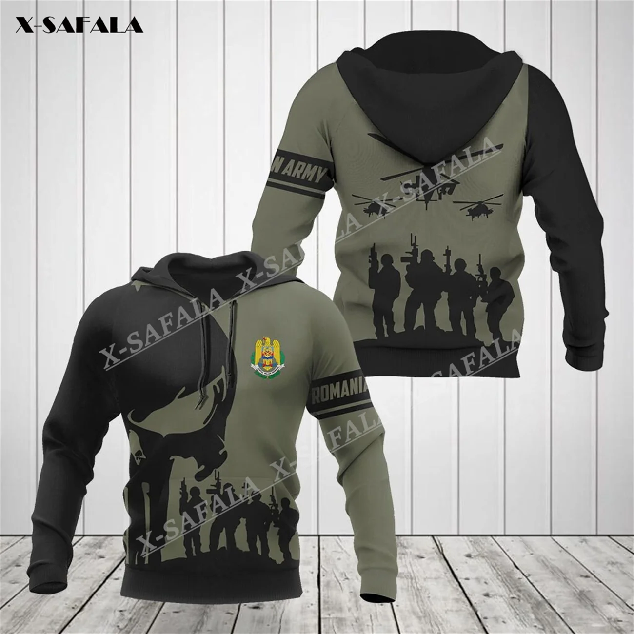 

ROMANIA ROMÂNIA Army Soldier Veteran Flag 3D Print Zipper Hoodie Men Pullover Sweatshirt Hooded Jersey Tracksuits Outwear