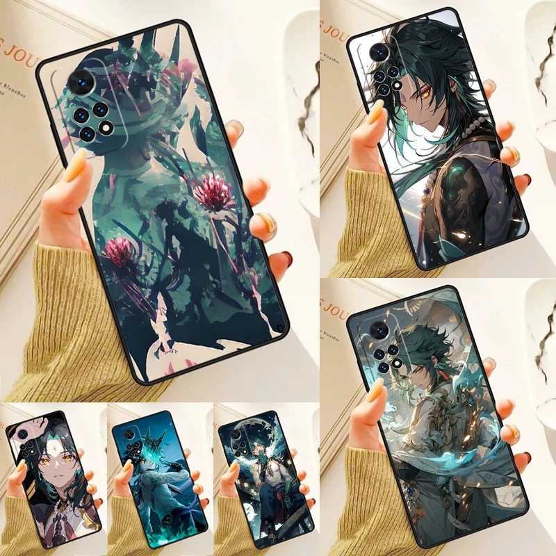 Xiao Genshin Impact Fan Art Case For Samsung Galaxy S24 Plus S23 S20 S21FE Lite S22 Ultra Note 20 S8 S9 S10 Phone Coque