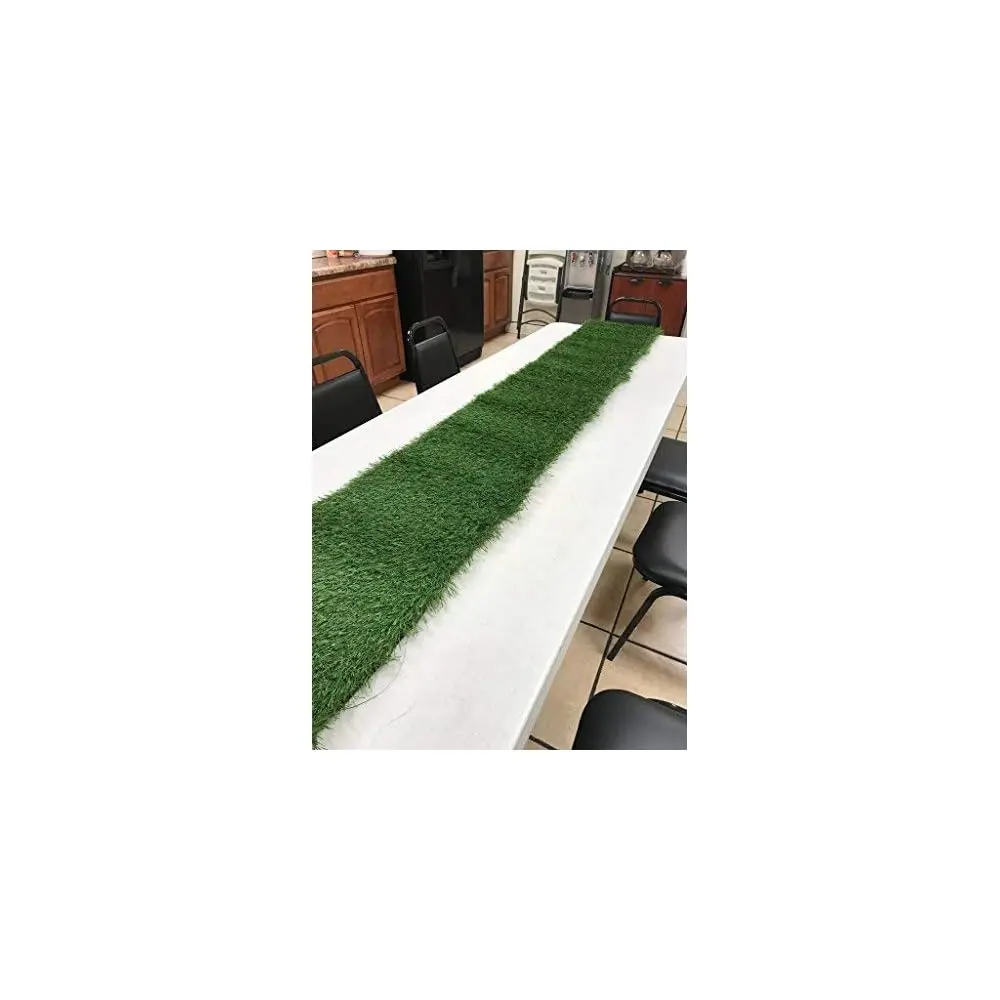 

- 1' X 8' All Green Synthetic Grass. Perfect Table Runner!