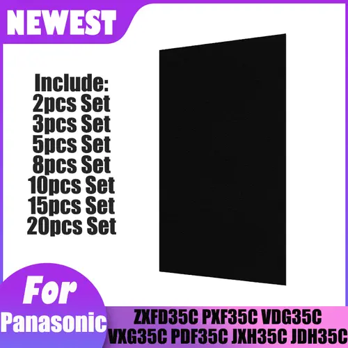 400*217*5mm Air Purifier Filter Cotton for Panasonic ZXFD35C JXH35C JDH35C VDG35C VXG35C PDF35C PXF35C