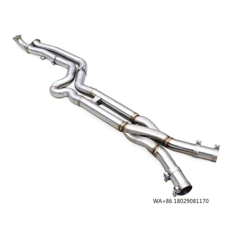 

Новейшая средняя труба BSK Z/X с равной длиной для M2/M3/M4 G87/G80/G82 3.0T 2021-2024, выхлопная система Boska, нержавеющая сталь