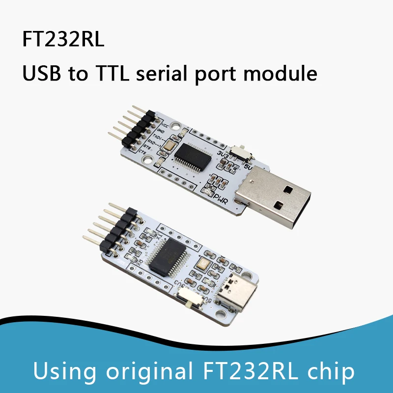 Módulo adaptador de puerto serie FT232RL USB a TTL