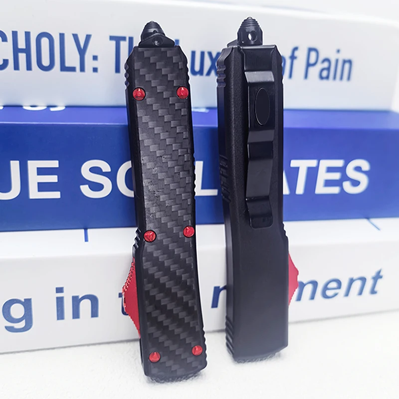 

Карманный нож серии Micro UT85 OTF Tech Ultratech с ручкой из алюминиевого сплава и углеродного волокна, многофункциональный инструмент для активного отдыха и кемпинга.
