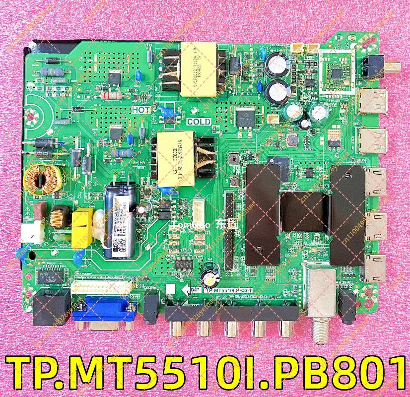 

New 1+8G Non-Card Network Mainboard TP.MT5510I.PB801,Compatible Replacement for TP.MS628M PB821 PB813, Fit TKL40DT9S PTV4317ILED