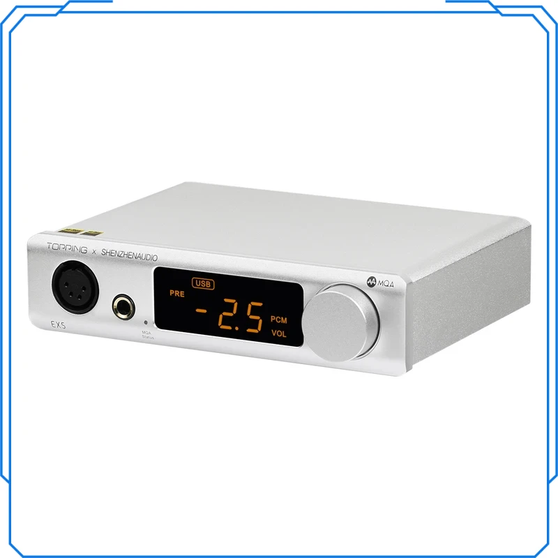 Topping EX5 hi-res MQA DAC & headphone amplifier es9038q2m * 2 Bluetooth 5.0 LDAC decoder with remote control