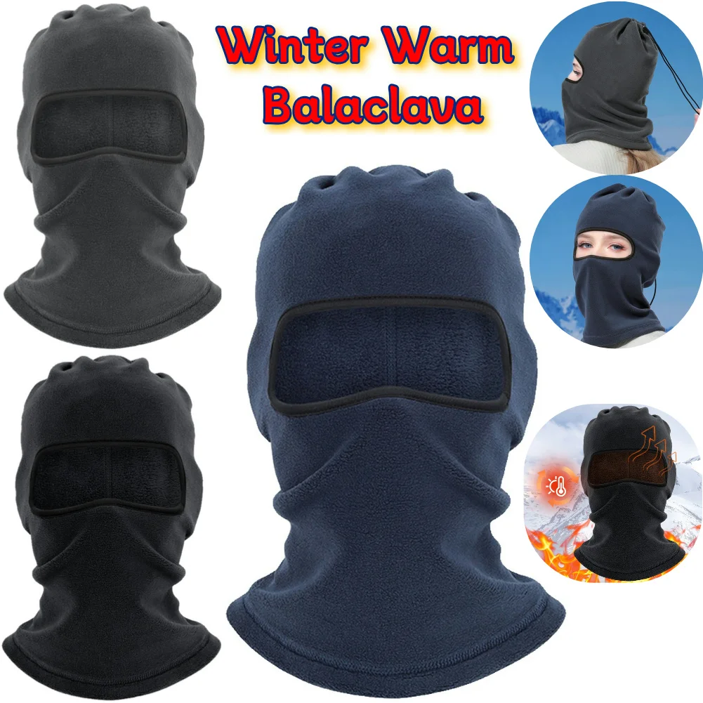 Cold Weather Balaclava Warmer Breathable Comfortable Windproof Motorcycle Neck Warmer Hood Fishing Skiing Hat Headwear Unisex