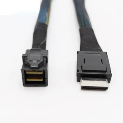 OCuLink PCIe PCI-Express SFF-8643 To SFF-8611 4i SSD High Speed Transmission Data Active Extending Cable 0.5/1m