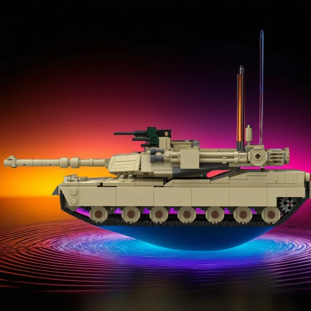 

1170pcs MOC M1 Abrams Tank Military Model Armored Fighting Vehicle Fine Replica DIY Building Blocks Gift