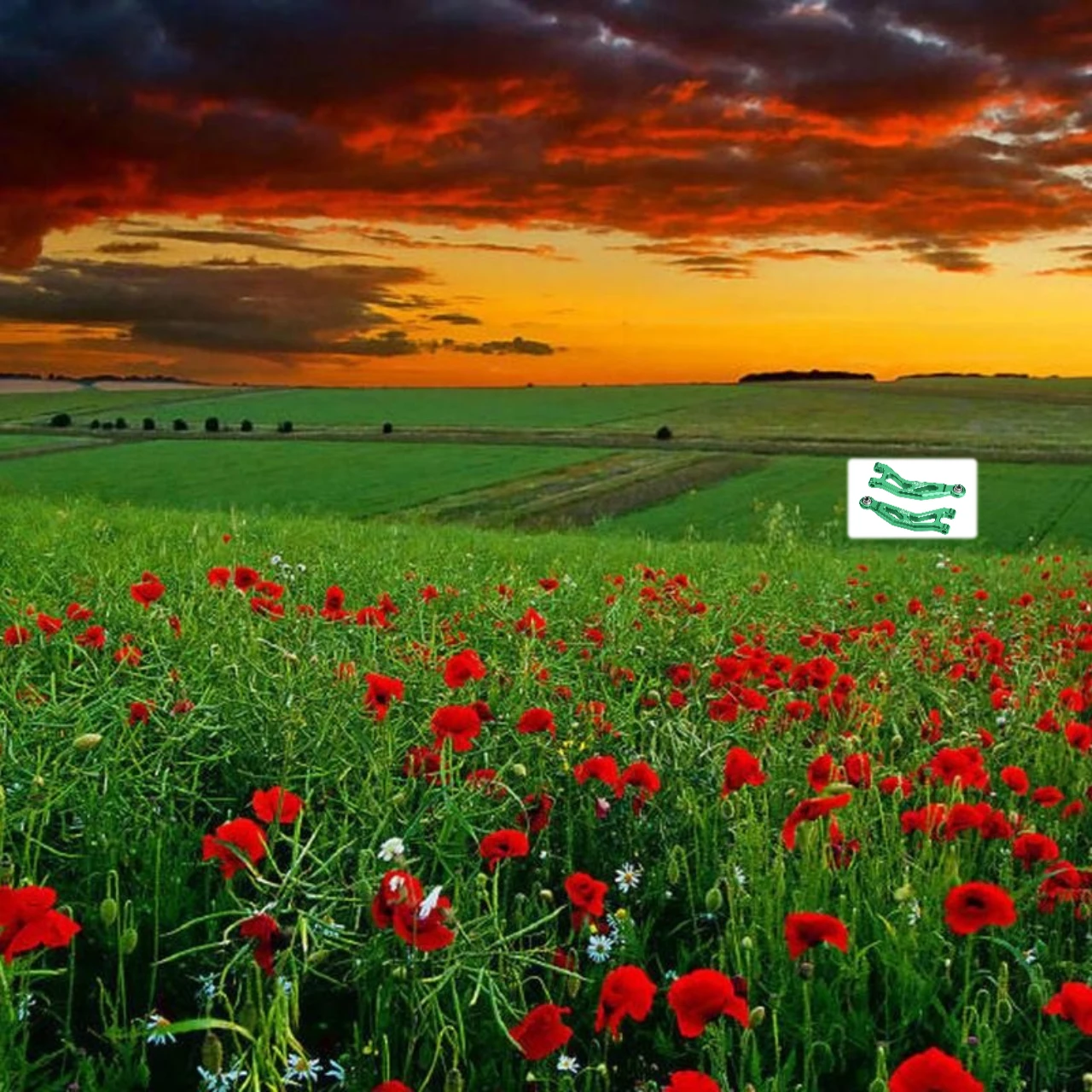 Bracciones de suspensión inferiores traseros de aleación GPM 7075 para ARRMA 1/18 Granito Grom, 1/14 Typhon Grom, 1/16 Quake Grom, Gorgon Grom