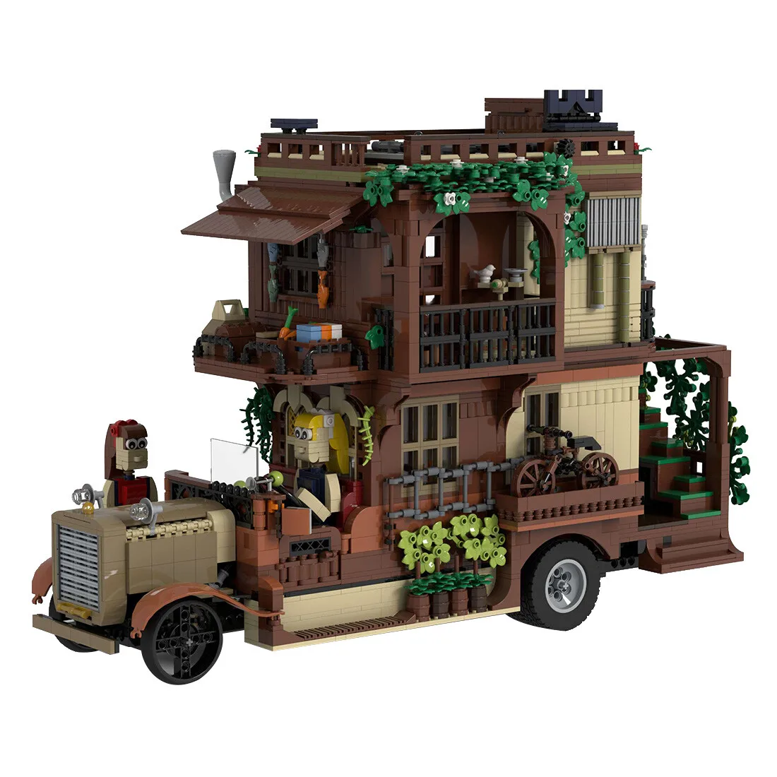 

Custom MOC-139805 Vintage Caravan (5158 Parts) Toys Gift for Christmas