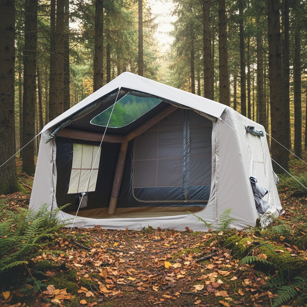 #￥Titanium Oxford Four-season Waterproof Portable Camping Tent Inflatable Home Outdoor Sun Quick Automatic Opening