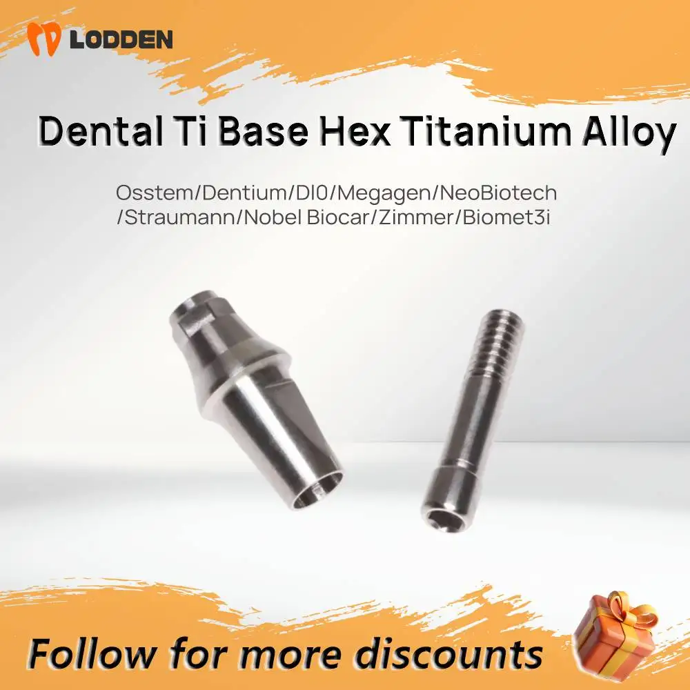 

Dental Ti Base Hex Titanium Alloy Osstem Dentium DIO Megagen NeoBiotech Straumann Nobel Biocar Zimmer Biomet3i lab Materials