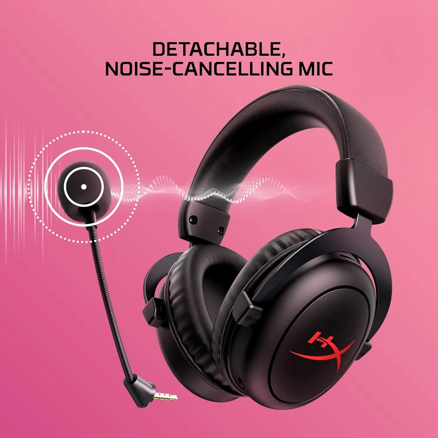 Original HyperX Cloud Core Wireless Gaming Headset For PC PS4 PS5 PC Switch DTS Headphone Detachable Noise Cancelling Microphone